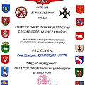 Jubileusz Związku Inwalidów Wojennych - Dyplom