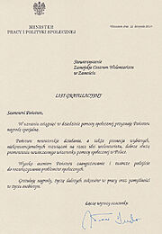 MPIPS List Gratulacyjny